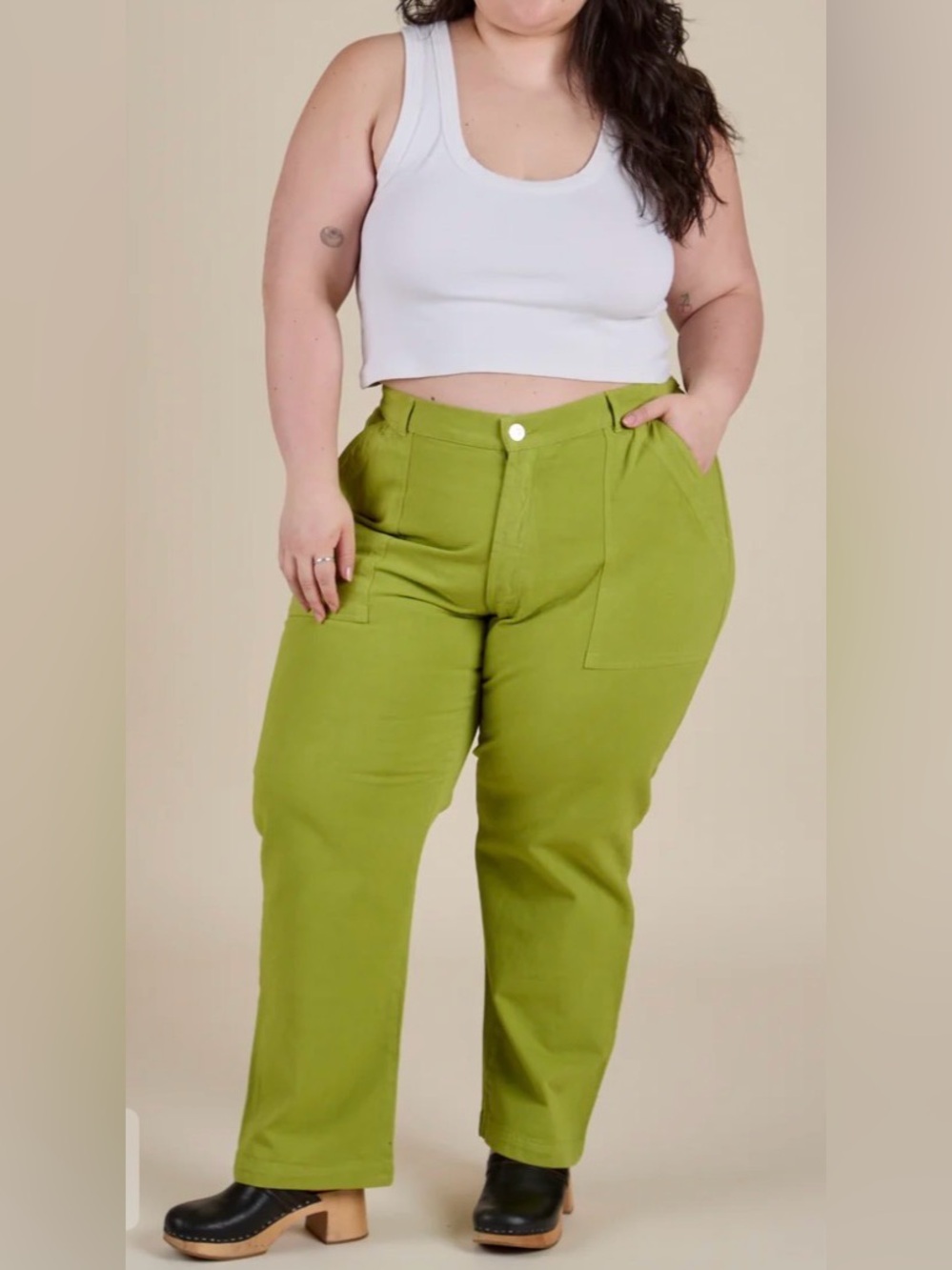 Big Bud Press Work Pants 1XL in Gross Green EUC